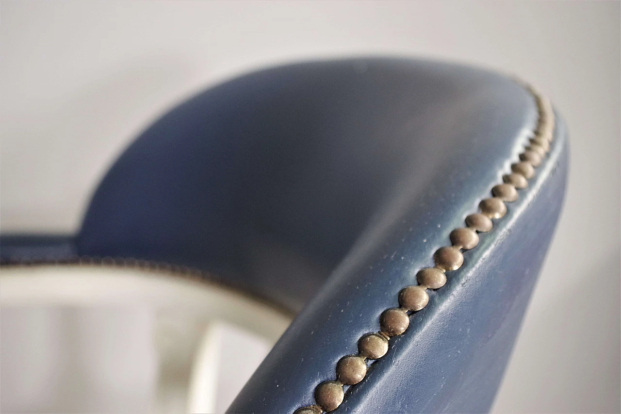 Maritime-style swivel armchair, 1980s 5