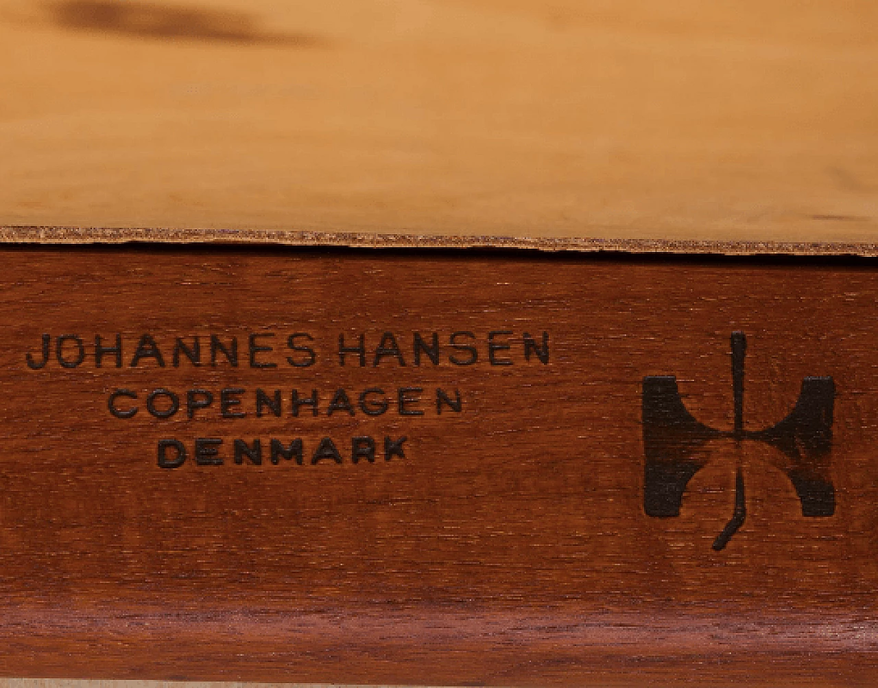 Pair of Model 503 armchairs in teak and leather by Hans Wegner for Johannes Hansen, 1960s 6