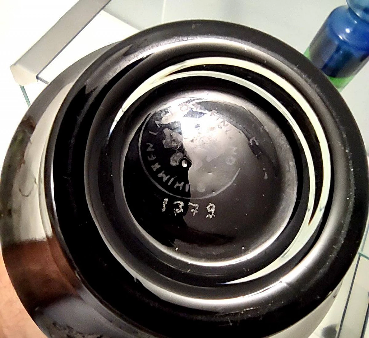 Coppia di vasi in vetro di Tamara Aladin per Riihimaen Lasi Oy, anni '70 2