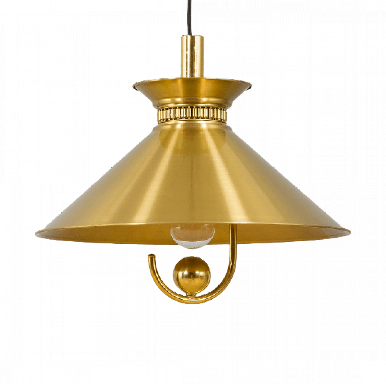Chandelier in brass from Frandsen Lighting, 1960s 8