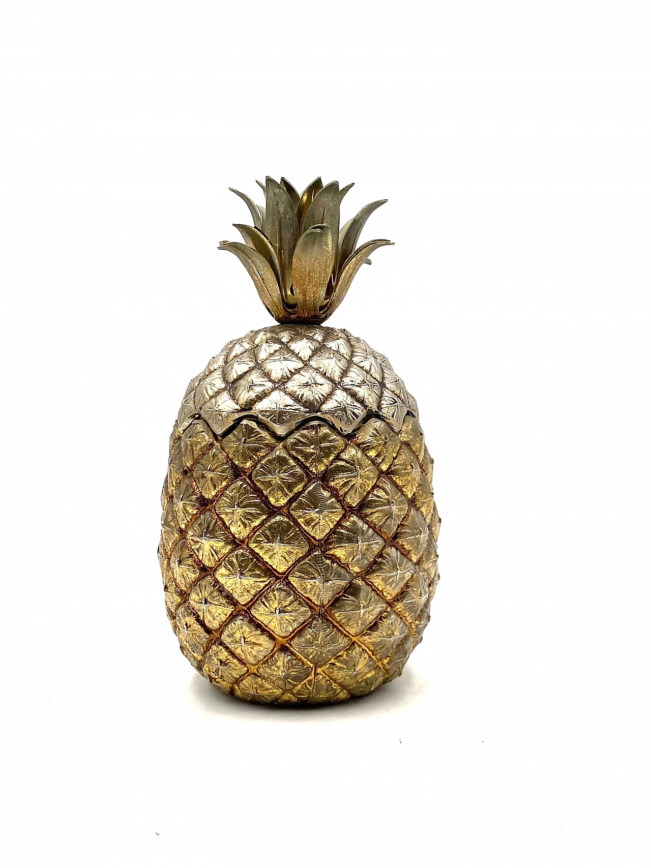 Gilded ice bucket by Mauro Manetti for Fonderie d'Arte, 1970s 1