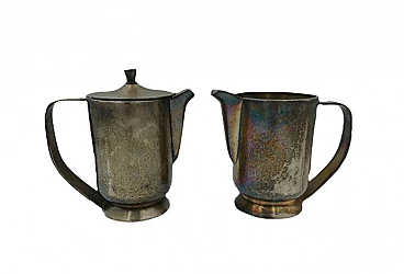 Milk jug and teapot by Gio Ponti for Broggi Milano, 1950s