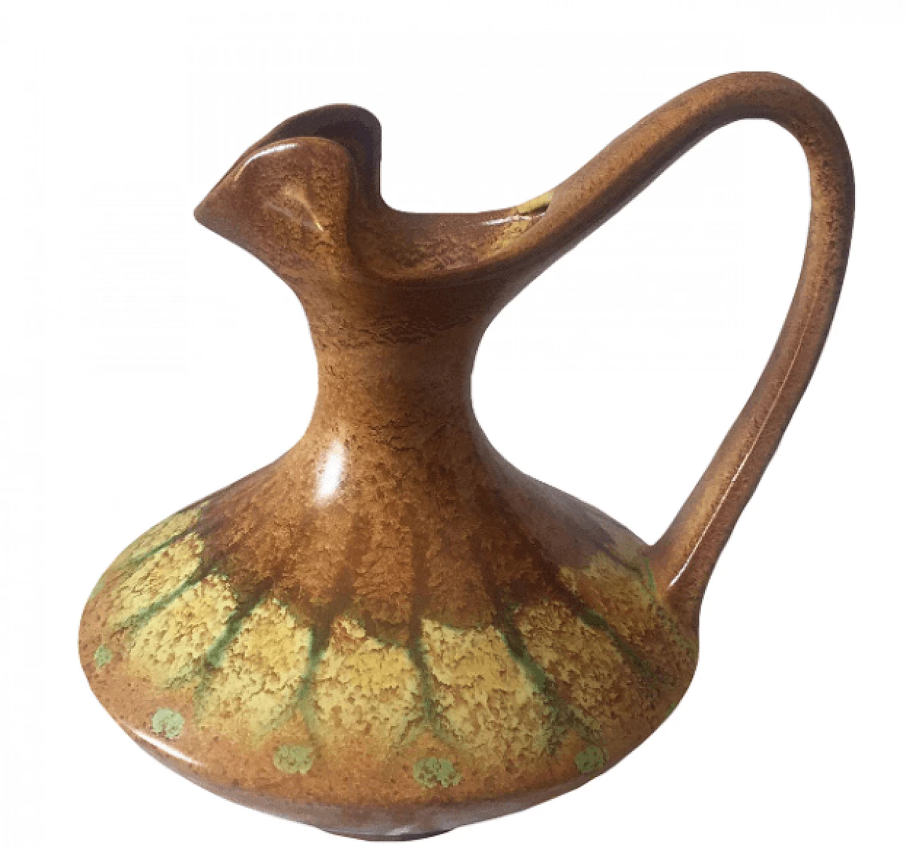 Brocca in ceramica di Bertoncello, anni '70 1