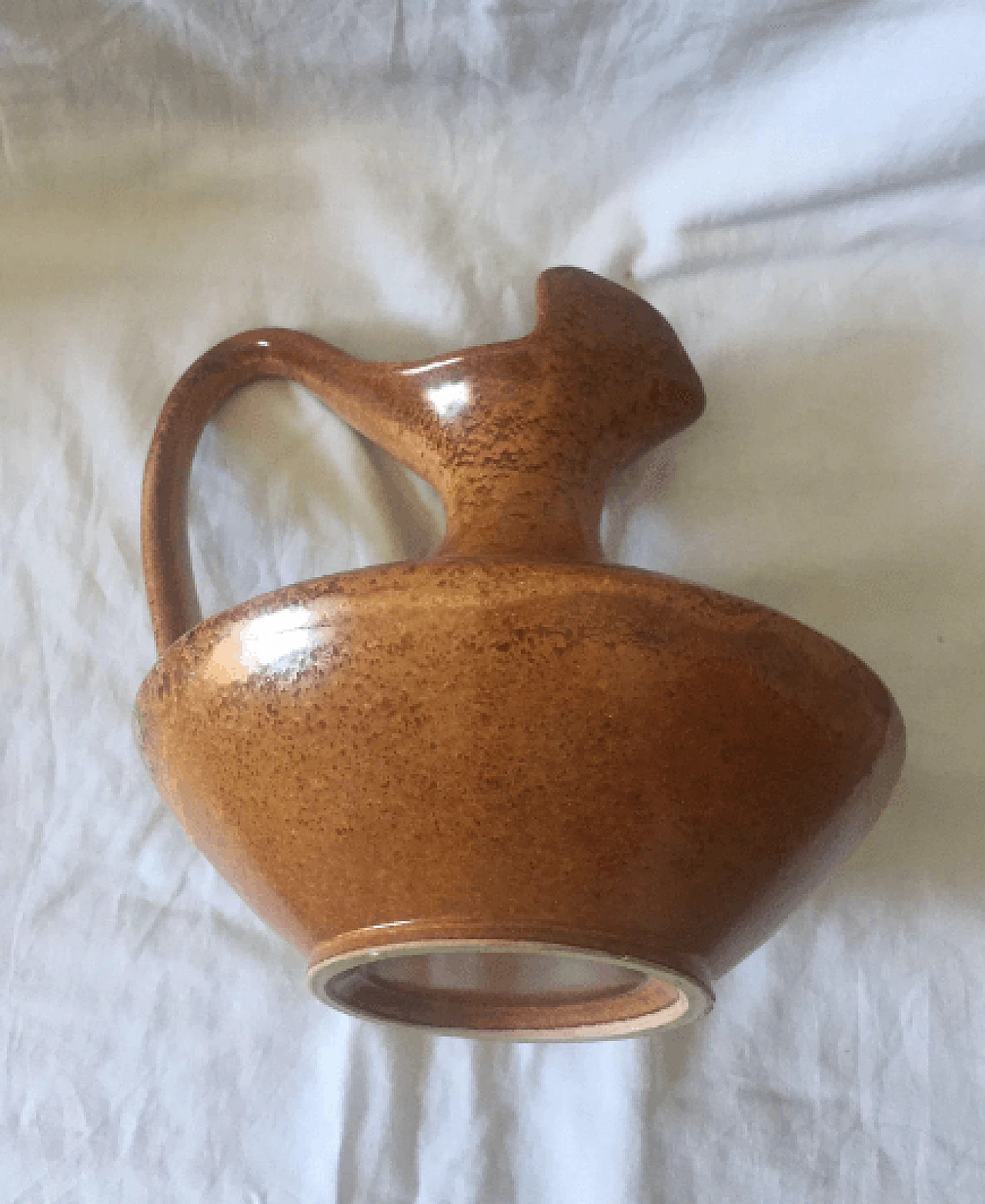 Brocca in ceramica di Bertoncello, anni '70 6