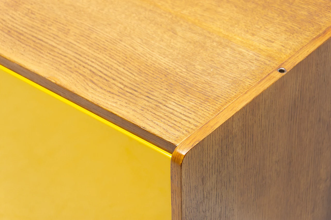 Beech sideboard U-450 by Jiří Jiroutek, 1960s 10