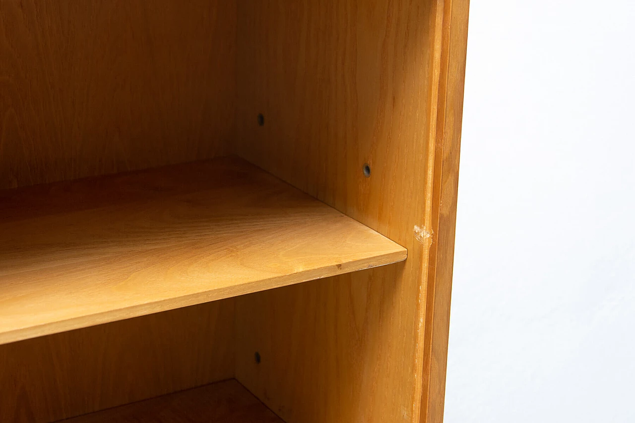 Libreria in mogano e parte superiore in vetro, anni '70 6