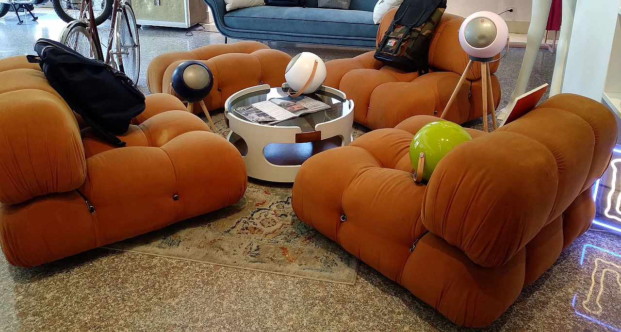 'Camaleonda' di Mario Bellini from  C&B, anni '70 modular Sofa 5 sedute 10