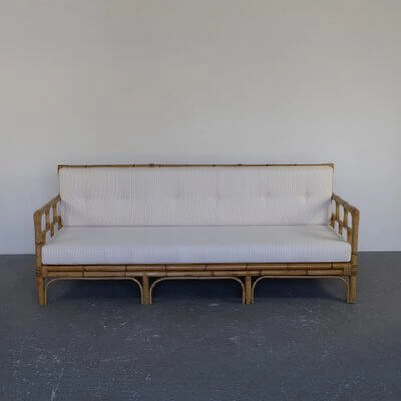 Bamboo sofa, 1970s 1
