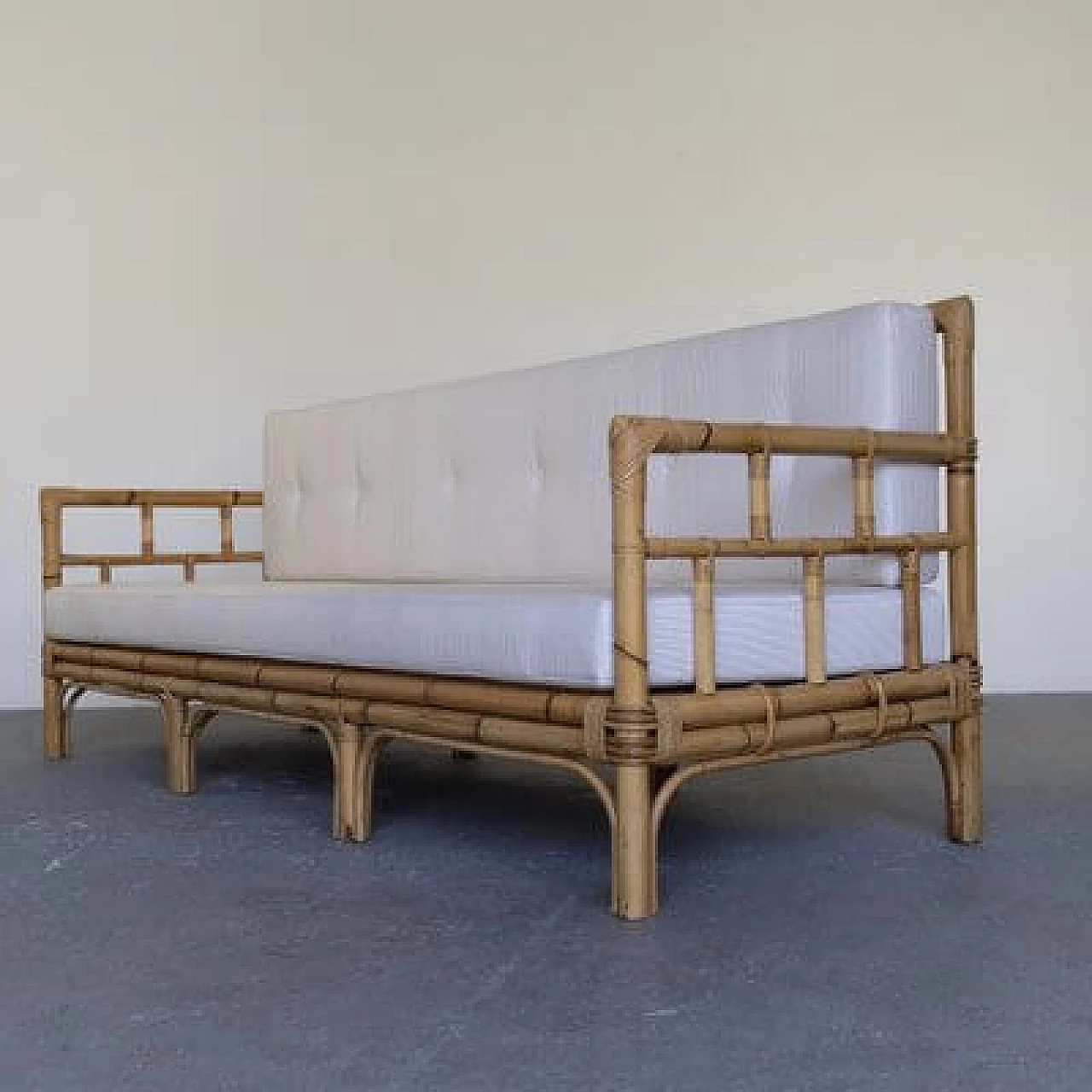 Bamboo sofa, 1970s 9