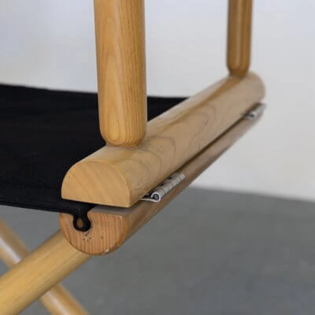 4 Ash and fabric chairs, 1970s 10