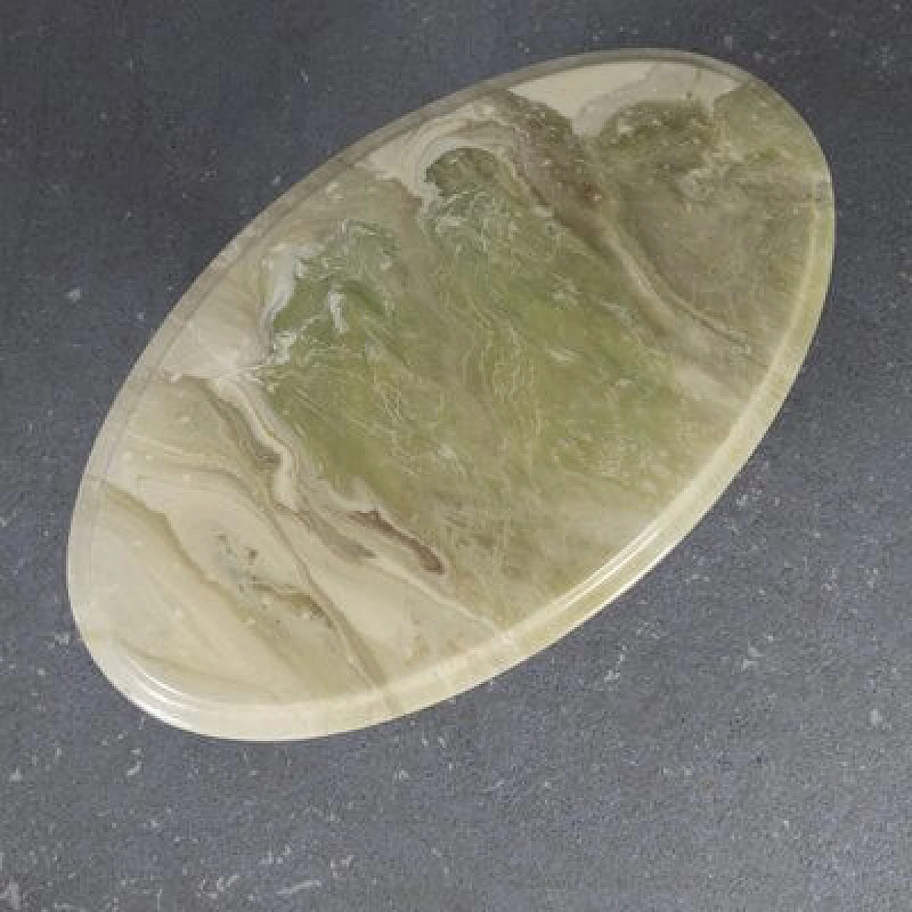 Round table with brass base, 1950s 3