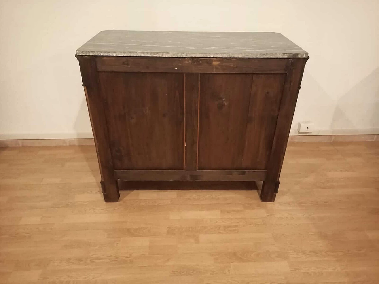 Art Deco chest of drawers with marble top, 19th century 1143195