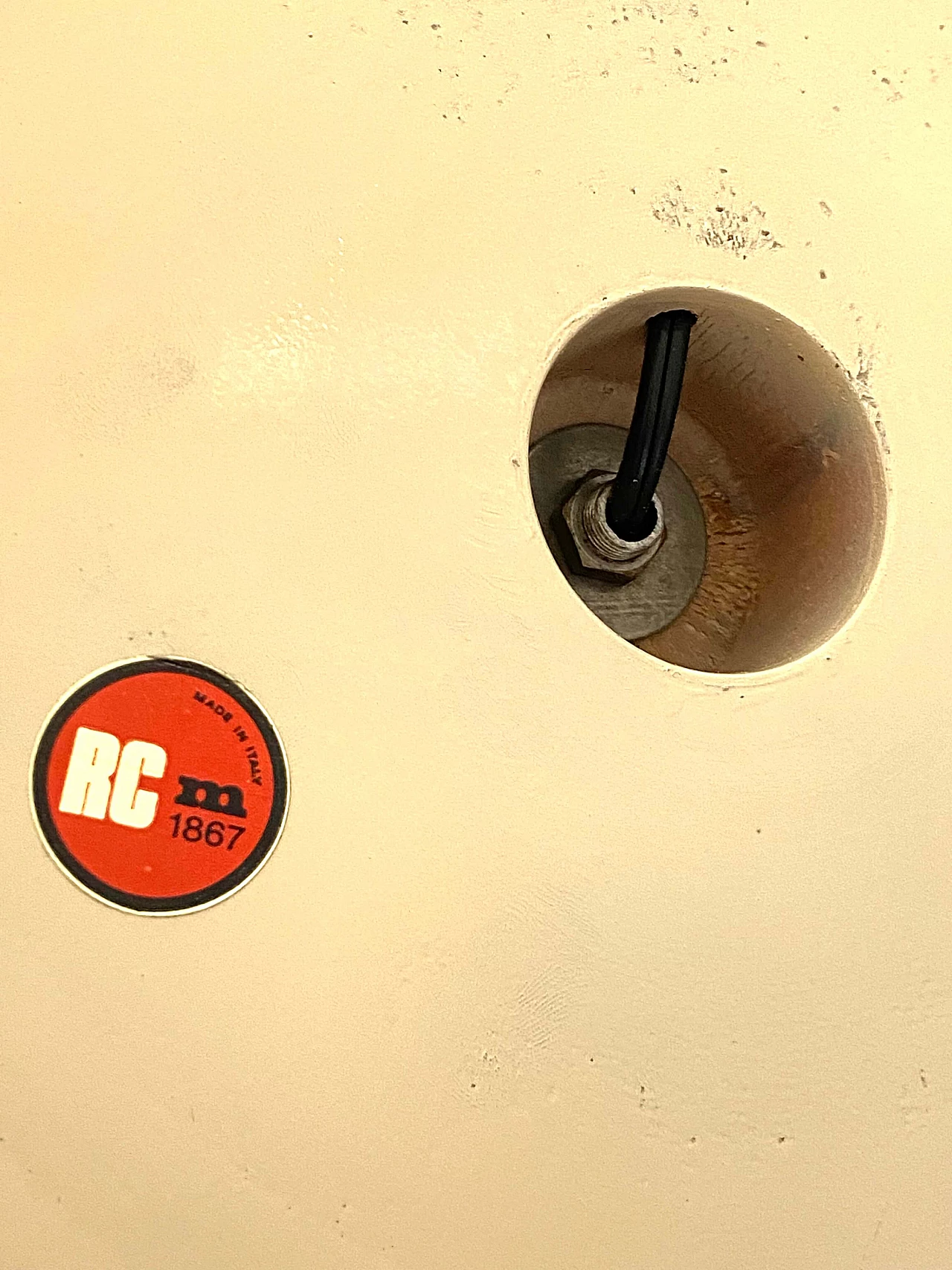 RCM 1867 Ravarini Castoldi bamboo table lamp, 1970s 10