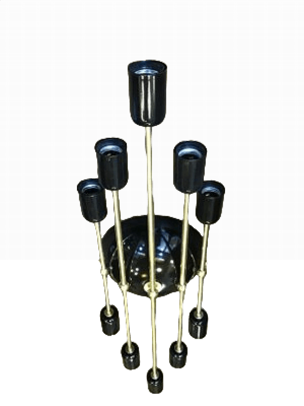 Art Deco style wall sconce with 10 lights, 1930s 7