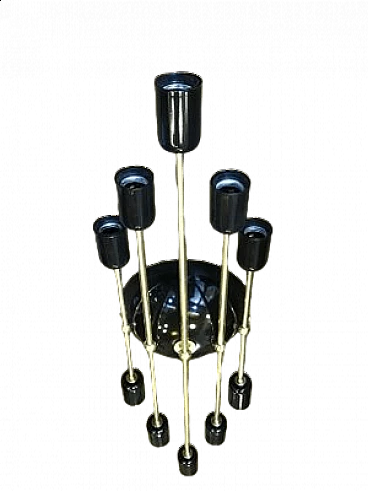 Art Deco style wall sconce with 10 lights, 1930s