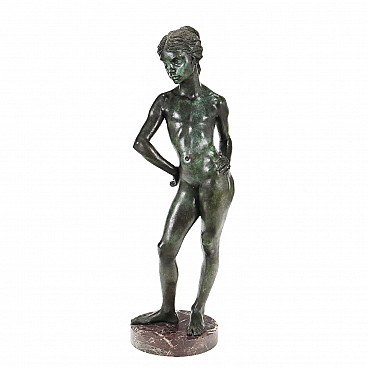 Marcello Tommasi, Carolina, scultura in bronzo, 1968