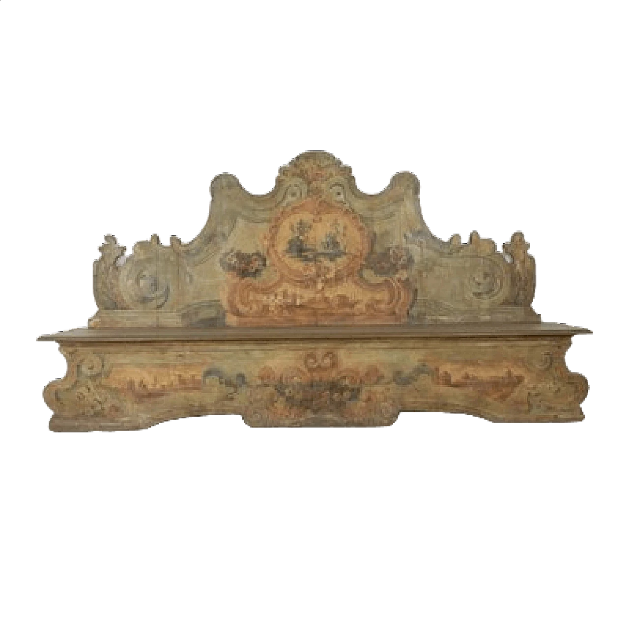 Lacquered wooden bench, 20th century 46