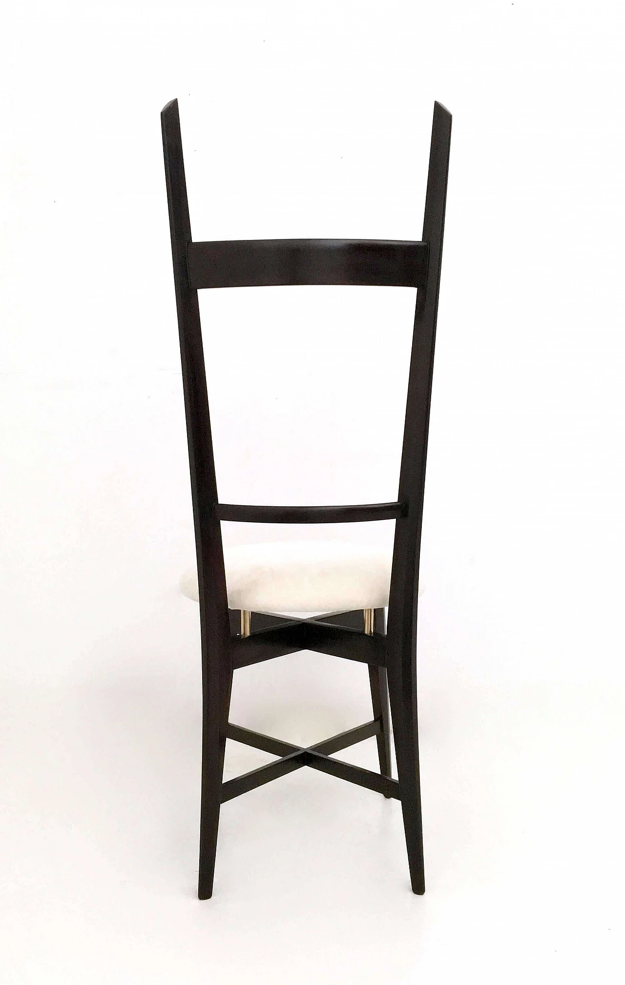 Pair of Chiavarine chairs in the style of Parisi, 1950s 4