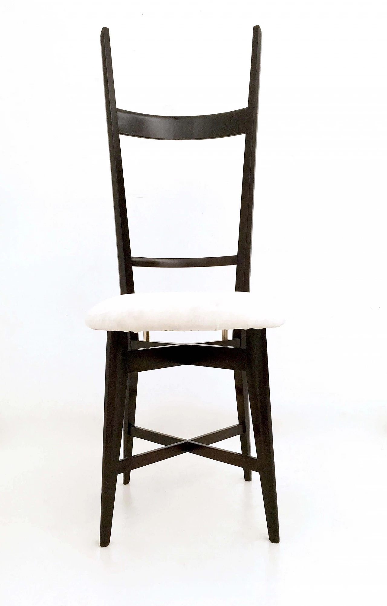 Pair of Chiavarine chairs in the style of Parisi, 1950s 6