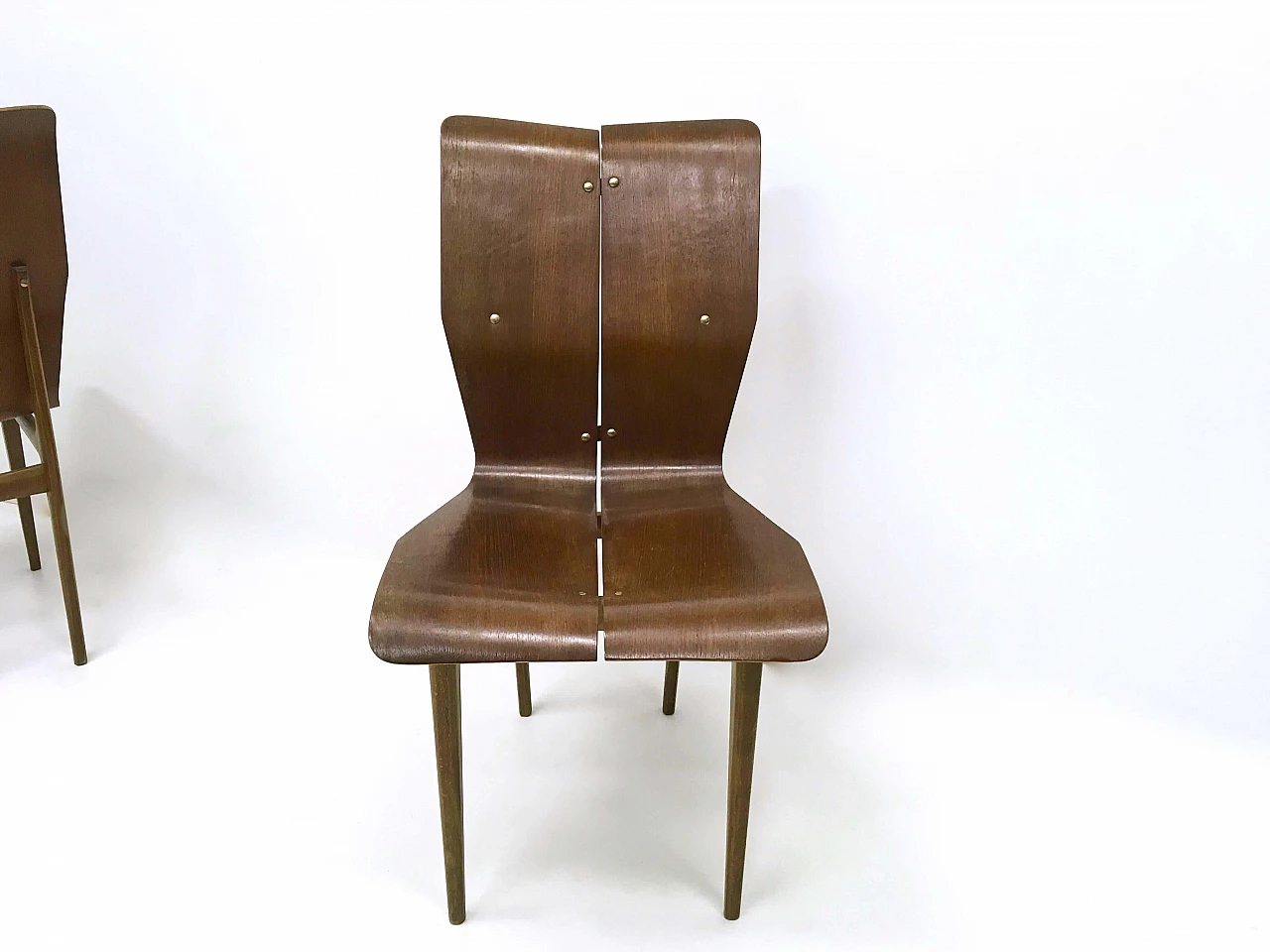 6 Bentwood chairs in the style of Ilmari Tapiovaara, 1950s 8