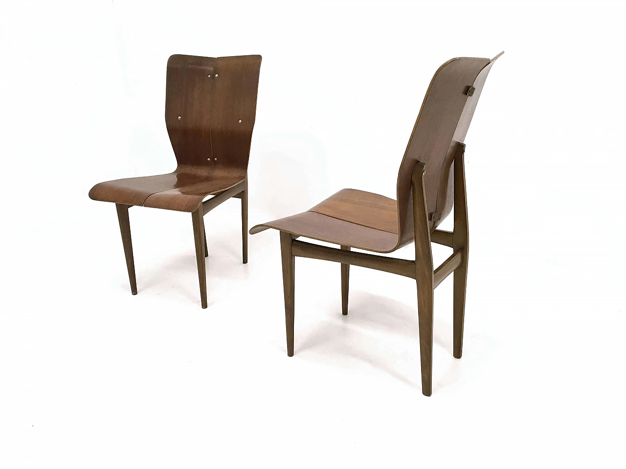 6 Bentwood chairs in the style of Ilmari Tapiovaara, 1950s 9