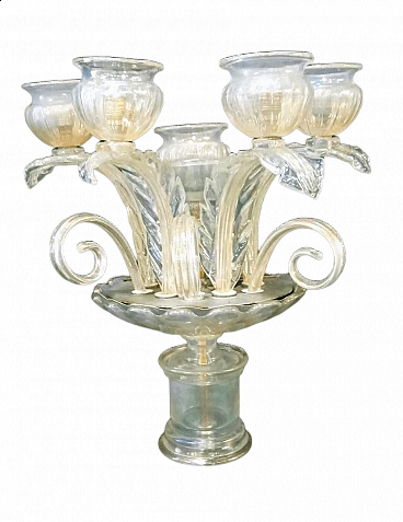 Pair of wall sconces by Alfredo Barbini for Napoleone Martinuzzi, 1930s