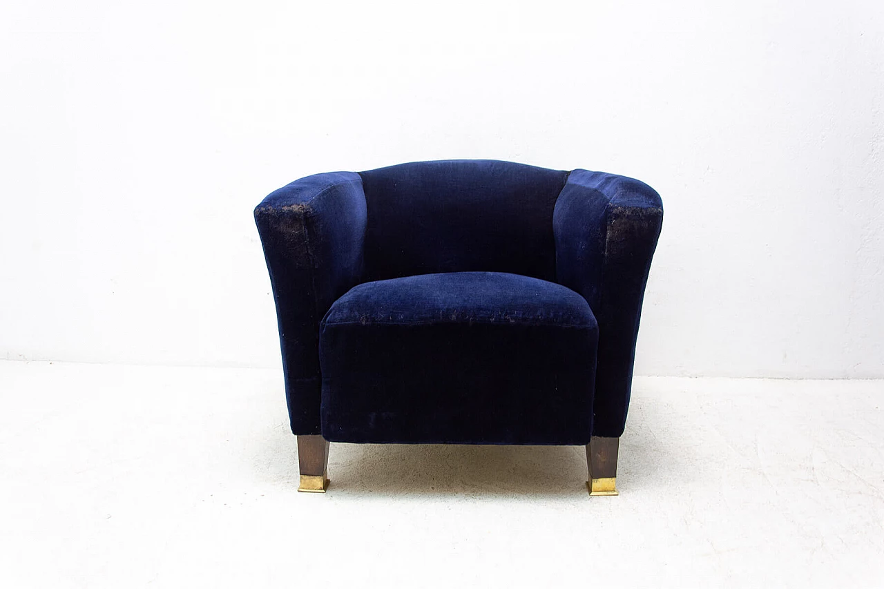 Coppia di poltrone Art Nouveau, inizio '900 9