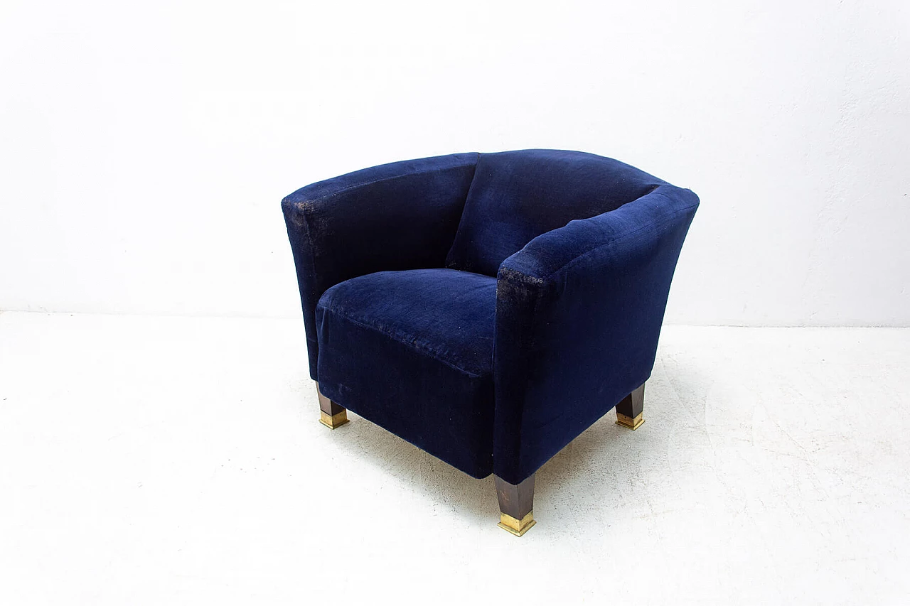 Coppia di poltrone Art Nouveau, inizio '900 14