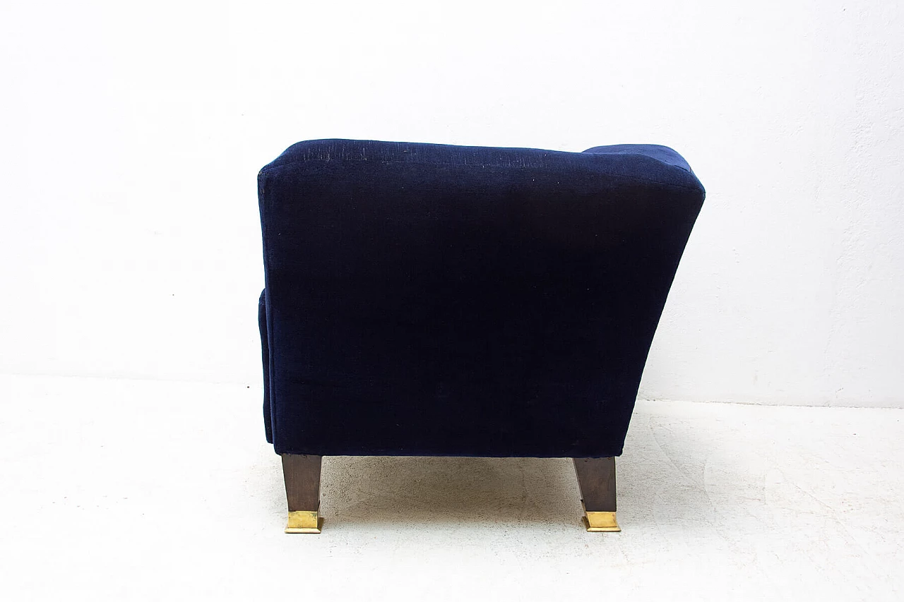 Coppia di poltrone Art Nouveau, inizio '900 16