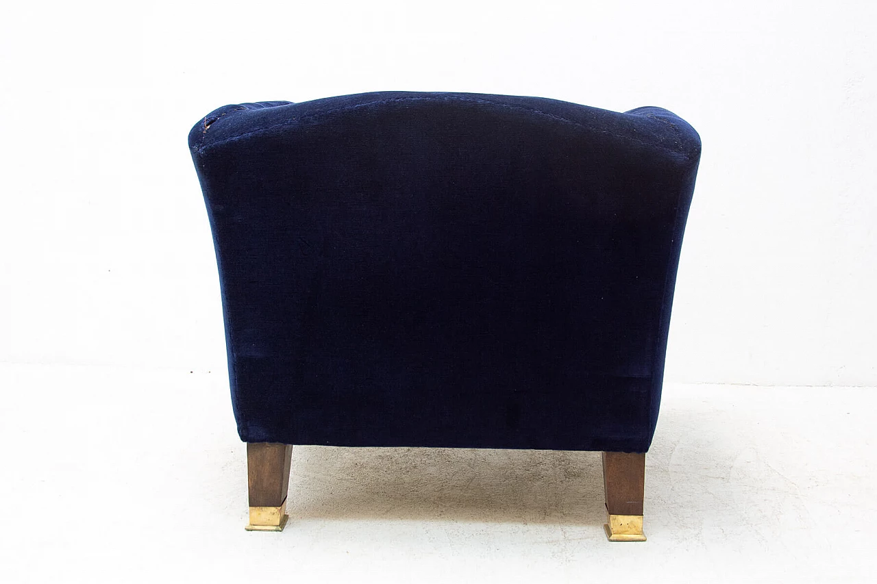 Coppia di poltrone Art Nouveau, inizio '900 18