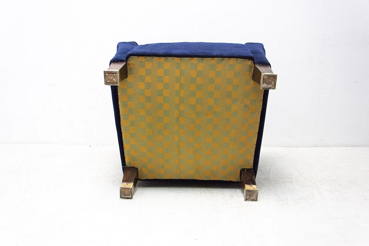 Coppia di poltrone Art Nouveau, inizio '900 19