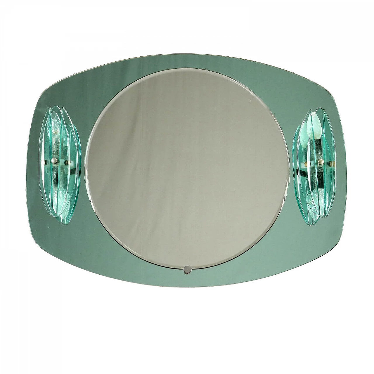 Wall mirror with two color, 1960s 1