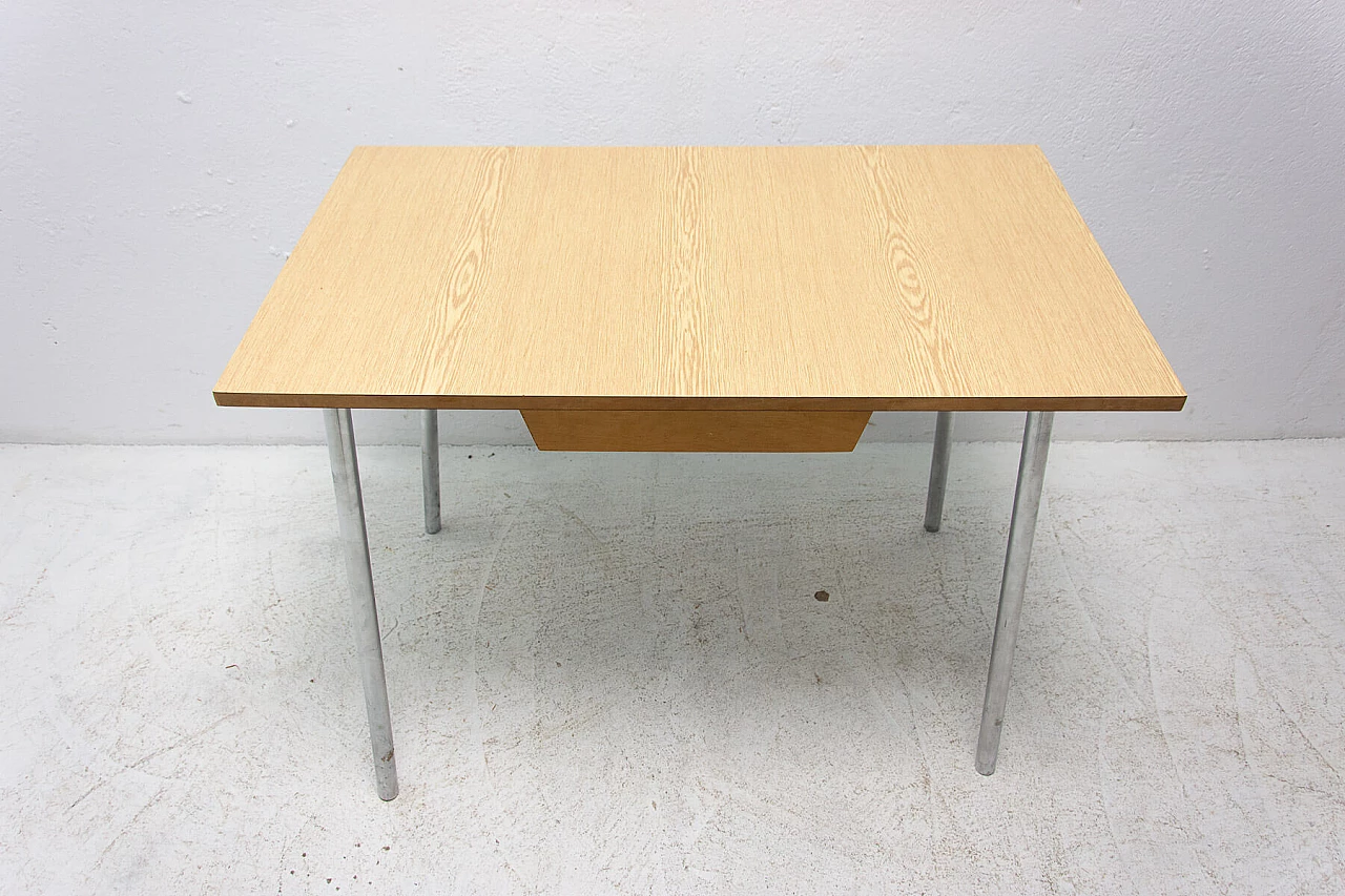 Desk with Formica top and chrome-plated feet, 1960s 3