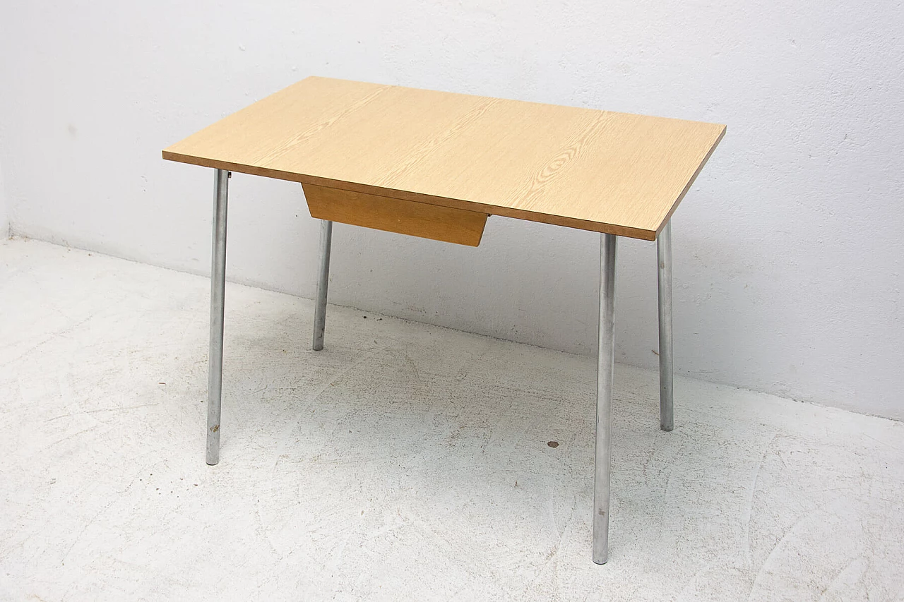 Desk with Formica top and chrome-plated feet, 1960s 13
