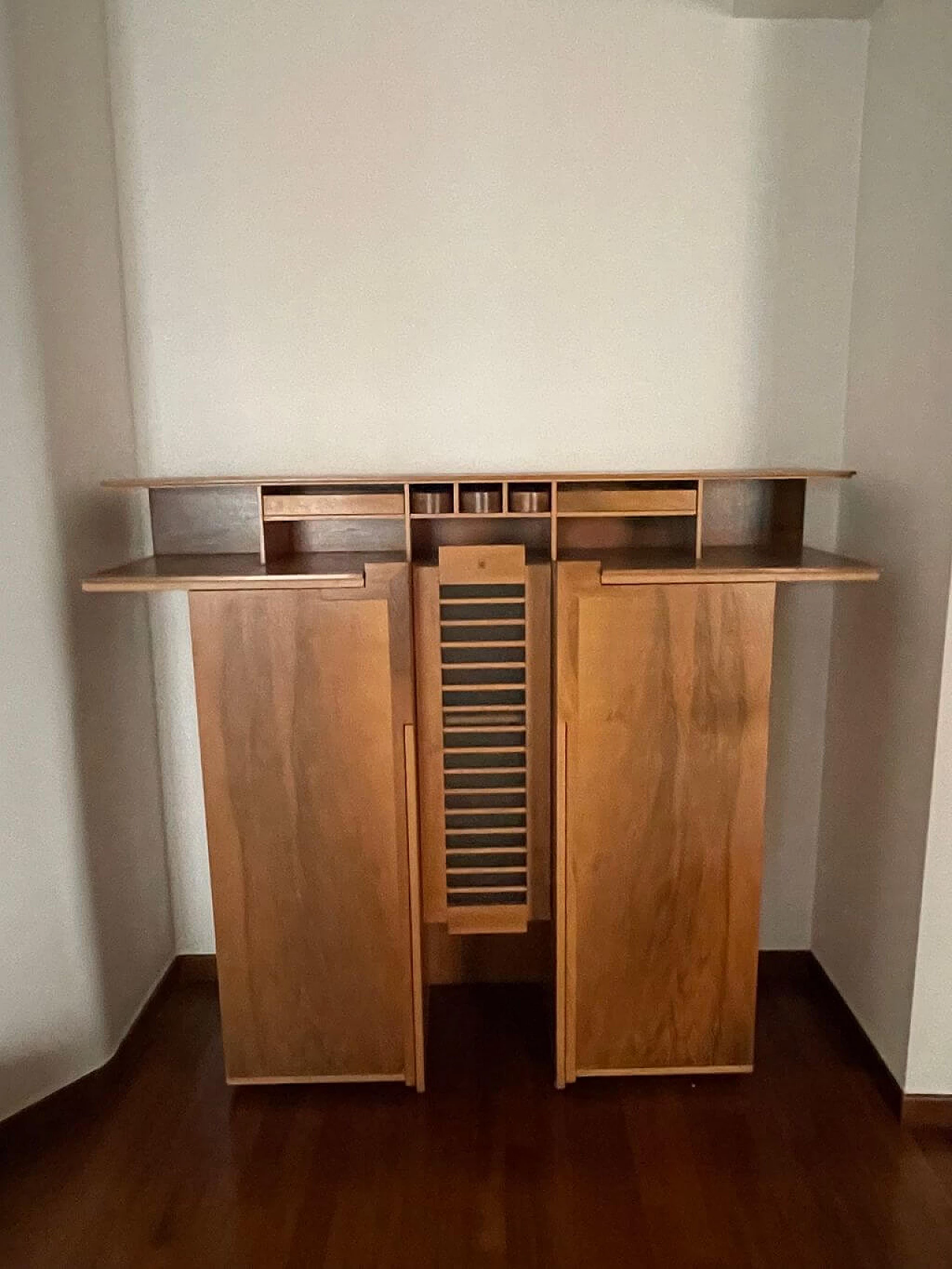 Credenza Scaligera di Franco Poli per Bernini, anni '70 1