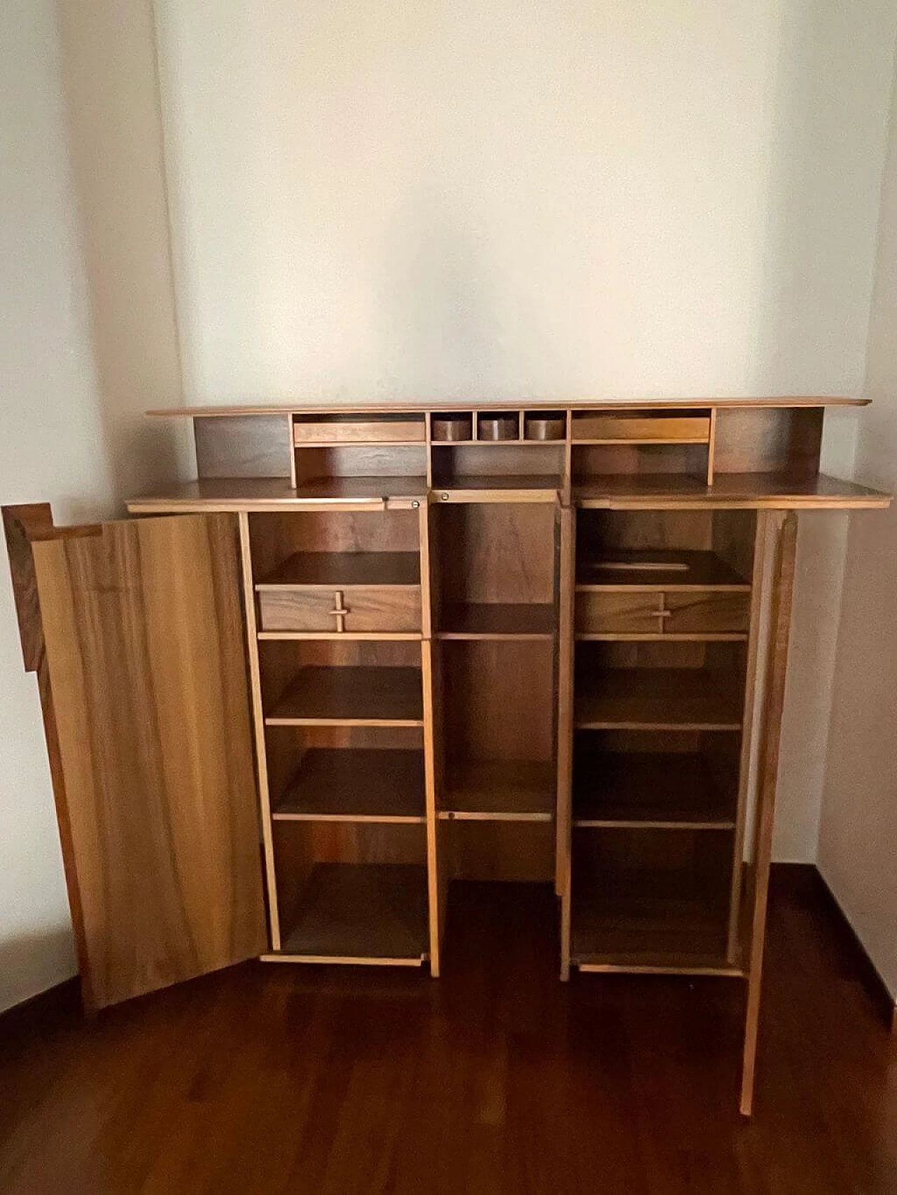 Credenza Scaligera di Franco Poli per Bernini, anni '70 2
