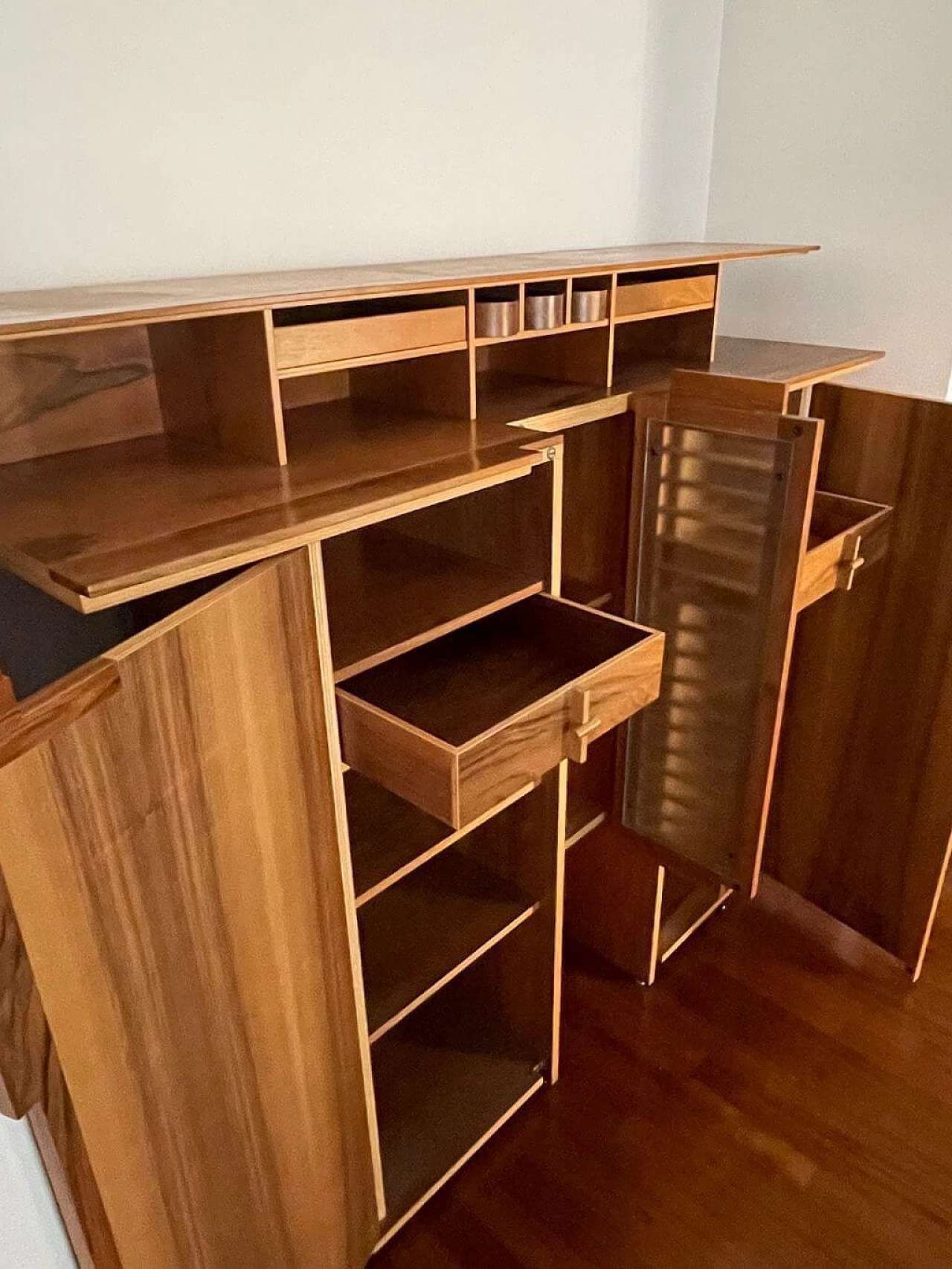 Credenza Scaligera di Franco Poli per Bernini, anni '70 3