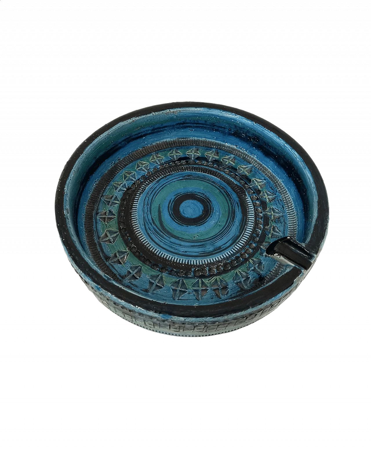 Posacenere in cotto Rimini Blu di Aldo Londi per Bitossi, anni '60 7