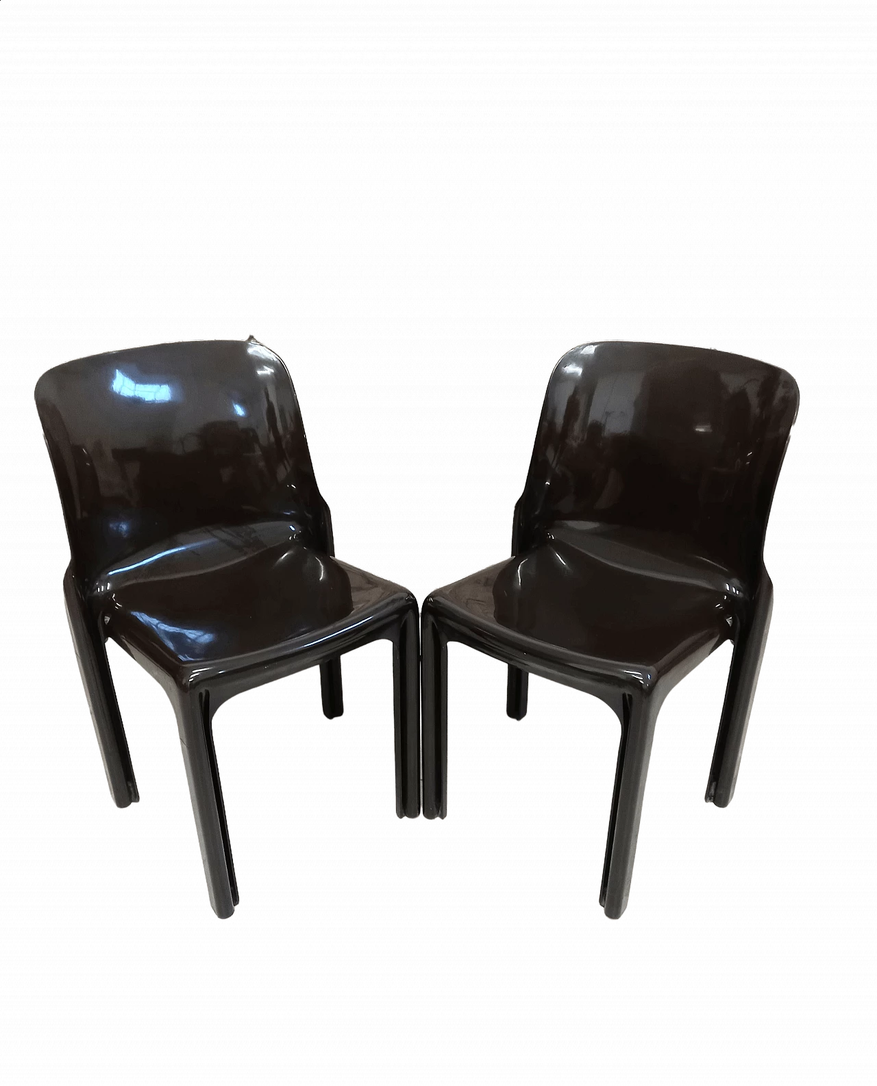 Coppia di sedie Selene di Vico Magistretti per Artemide, anni '60 8