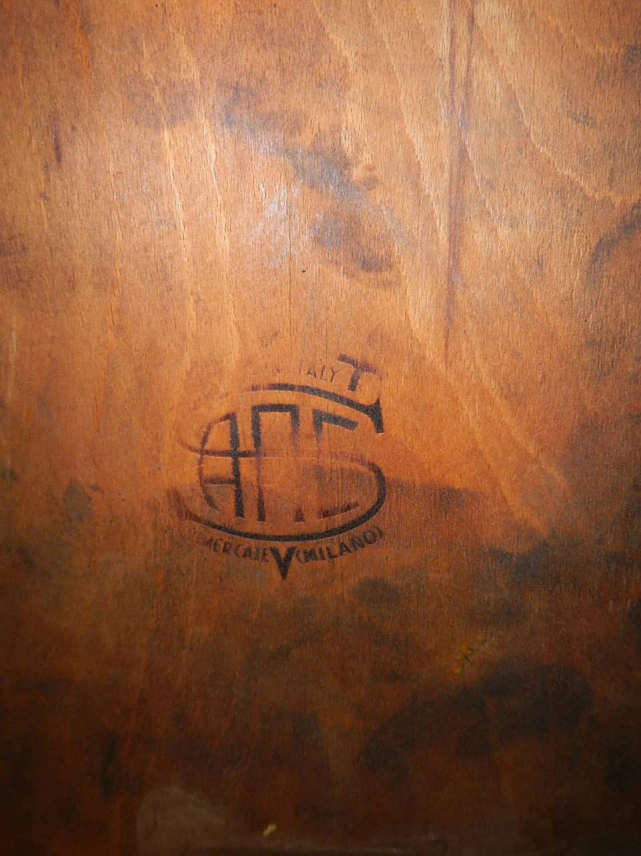 Sedia in legno di faggio di ARC Milano, anni '50 1