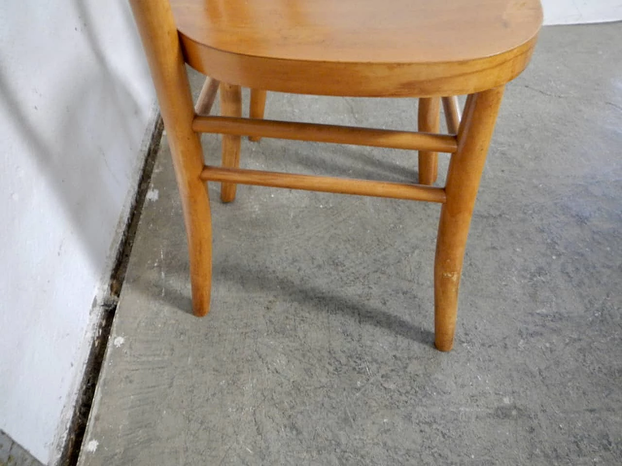 Pair of beechwood chairs, 1950s 1