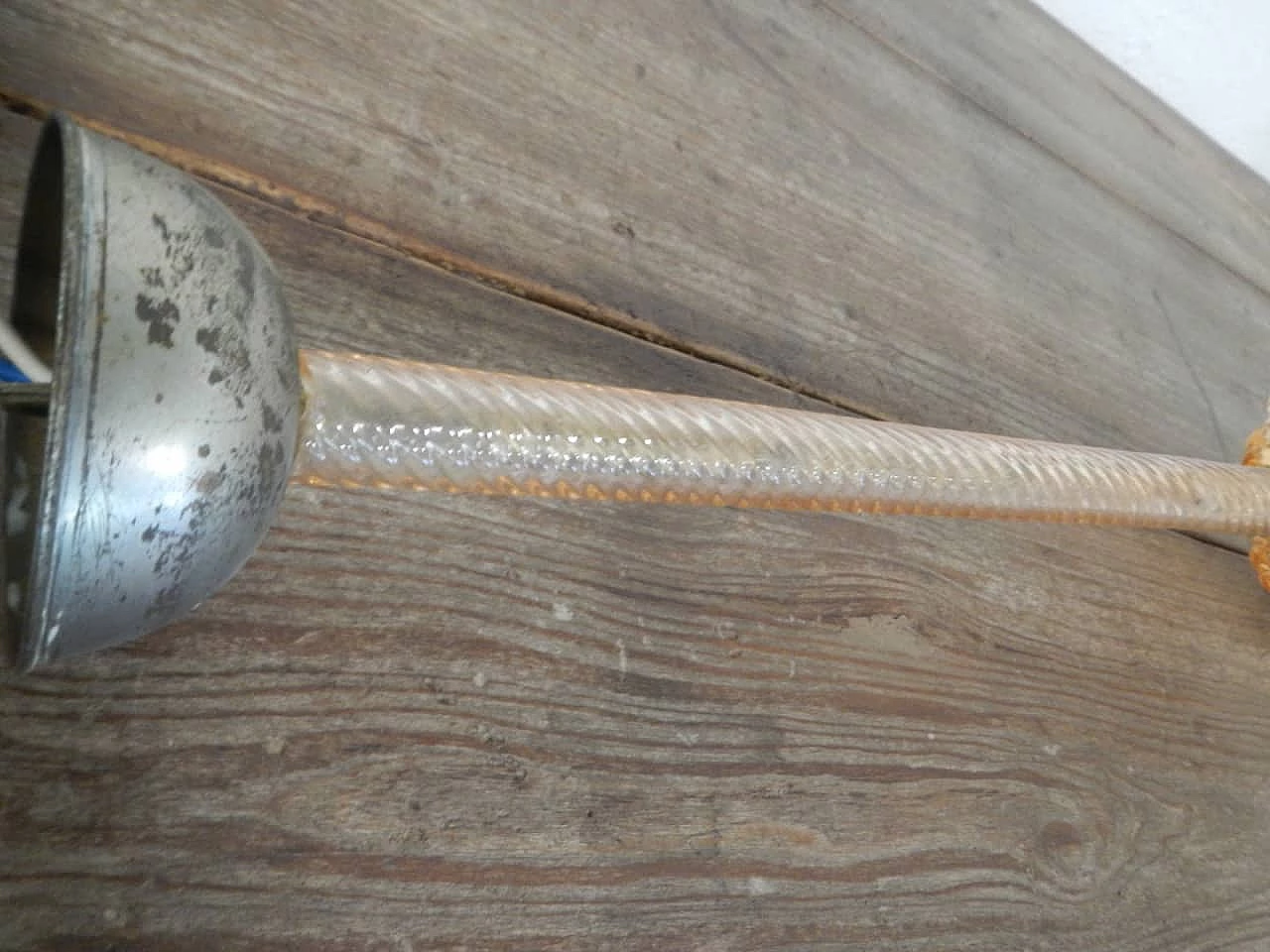 Murano glass and aluminium chandelier, 1940s 1