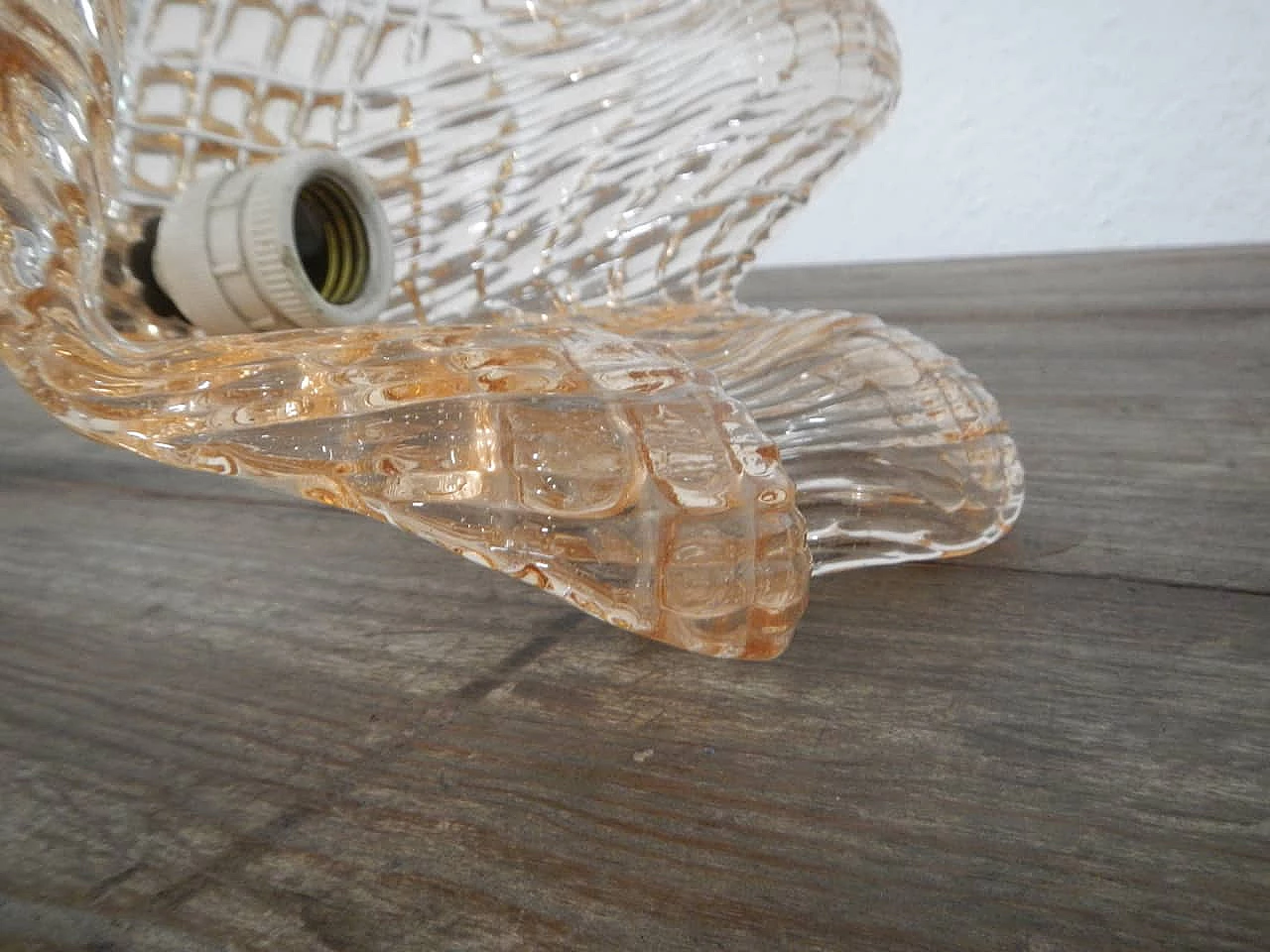 Murano glass and aluminium chandelier, 1940s 3