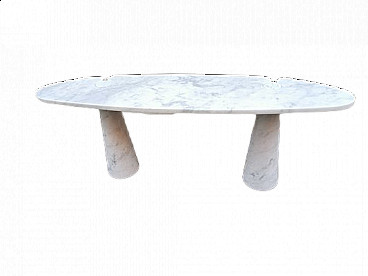 Grey marble Eros console table by Angelo Mangiarotti for Skipper, 1990s