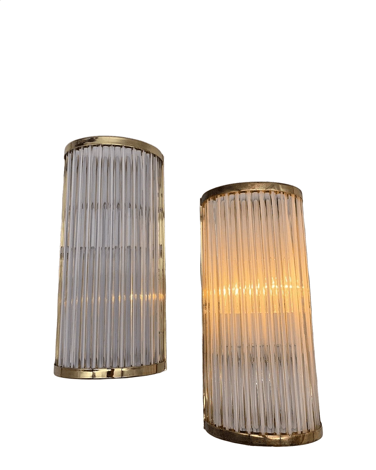 Coppia di applique De Majo in vetro di Murano, metà '900 7