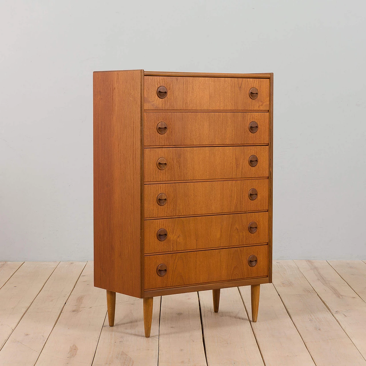 Danish teak dresser by Kai Kristiansen, 1960s 1