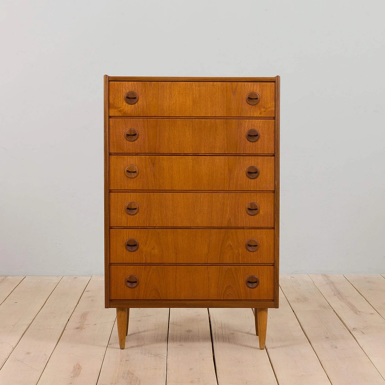 Danish teak dresser by Kai Kristiansen, 1960s 4