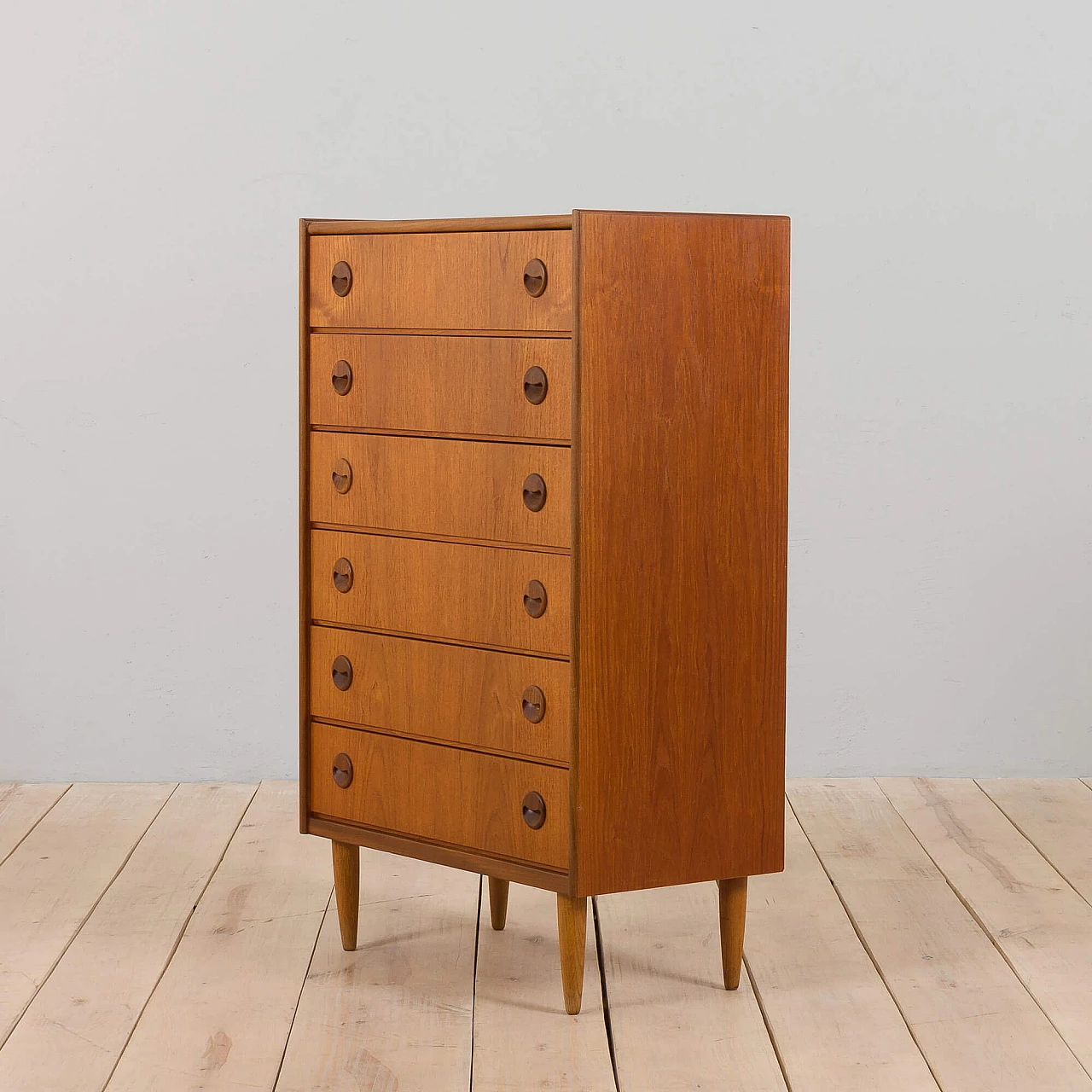 Danish teak dresser by Kai Kristiansen, 1960s 5