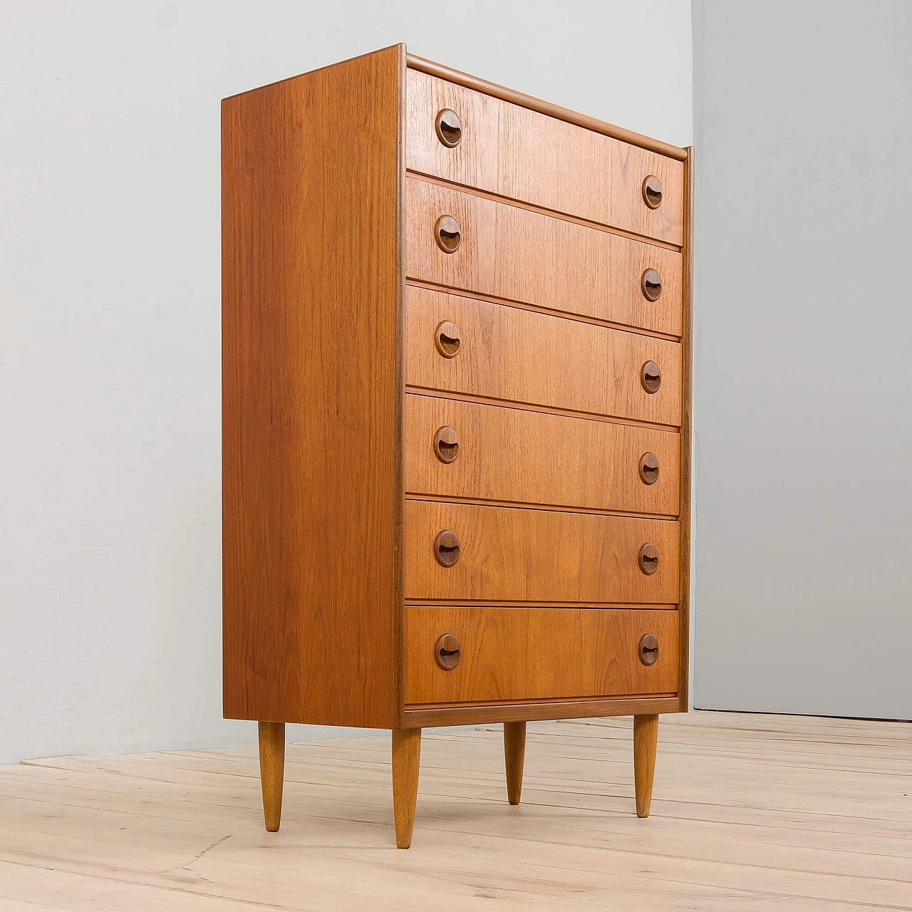 Danish teak dresser by Kai Kristiansen, 1960s 7