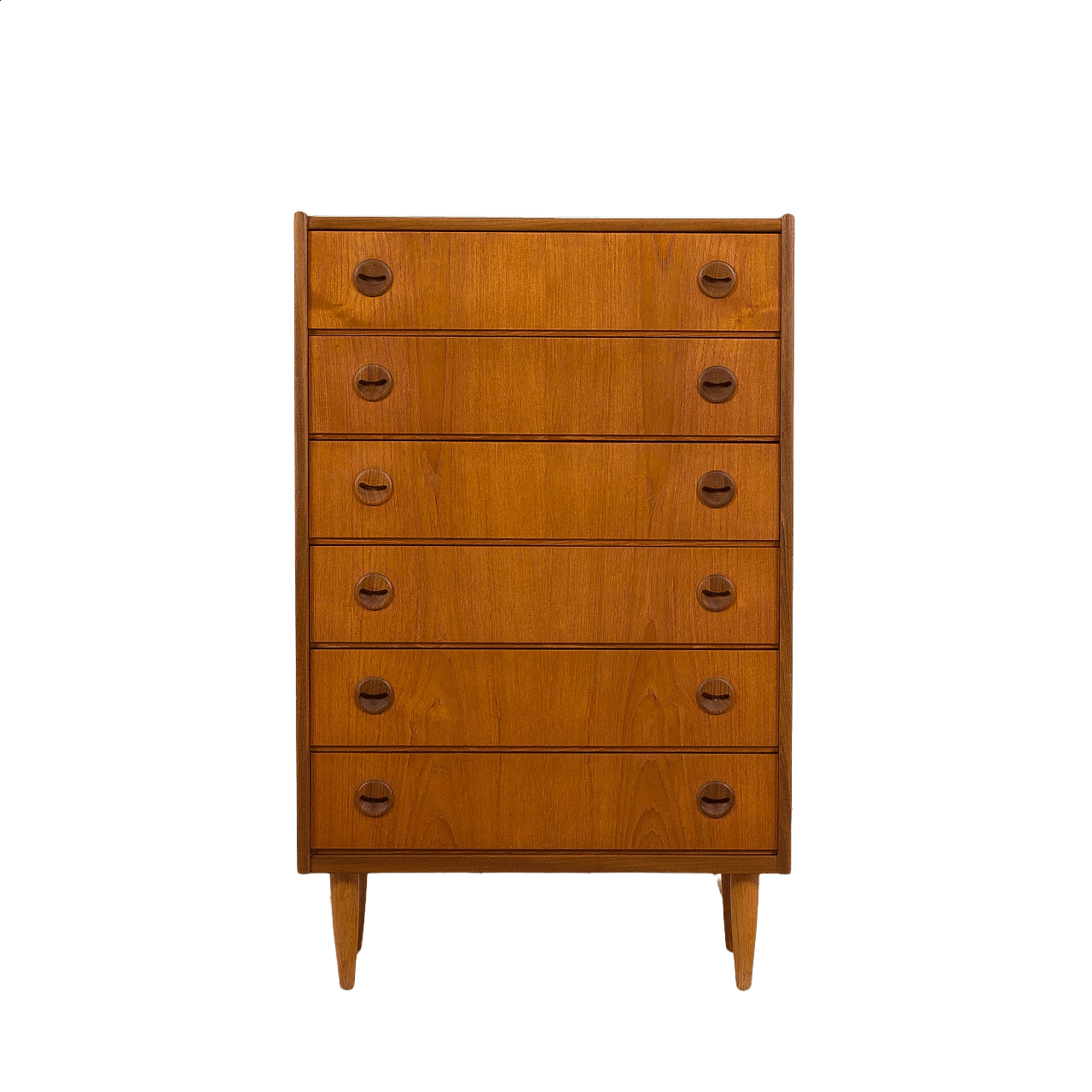 Danish teak dresser by Kai Kristiansen, 1960s 14